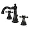 Kingston Brass FSC1970BX Widespread Bathroom Faucet with Pop-Up Drain, Matte Black FSC1970BX - alternate 1
